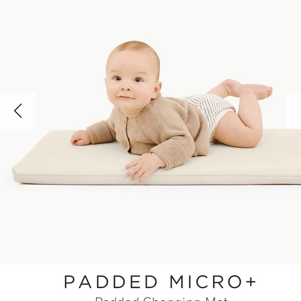 Gathre padded micro+ changing mat in ivory